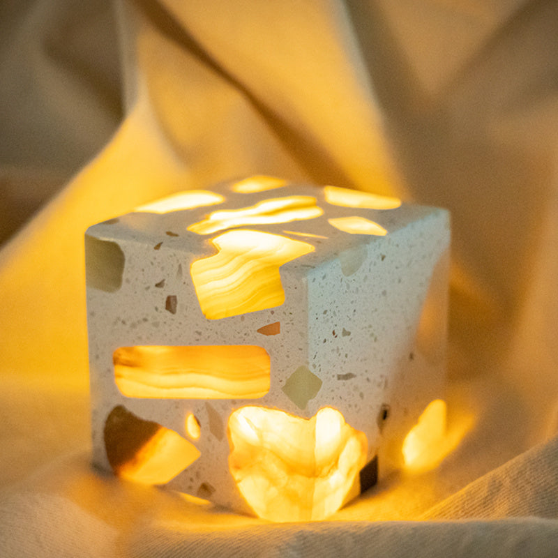 Terrazzo Cube Lamp