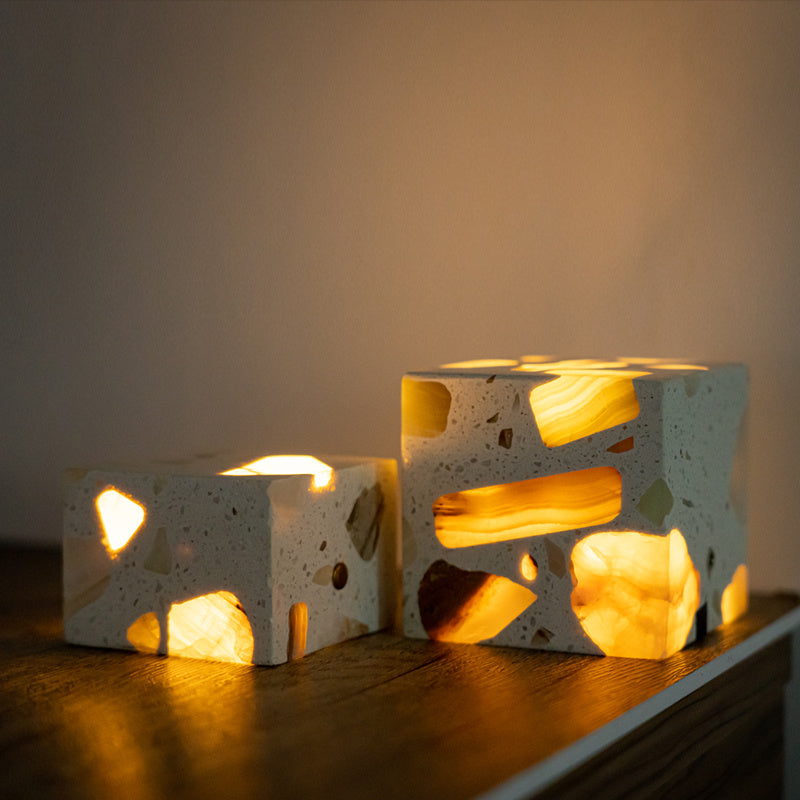 Terrazzo Cube Lamp