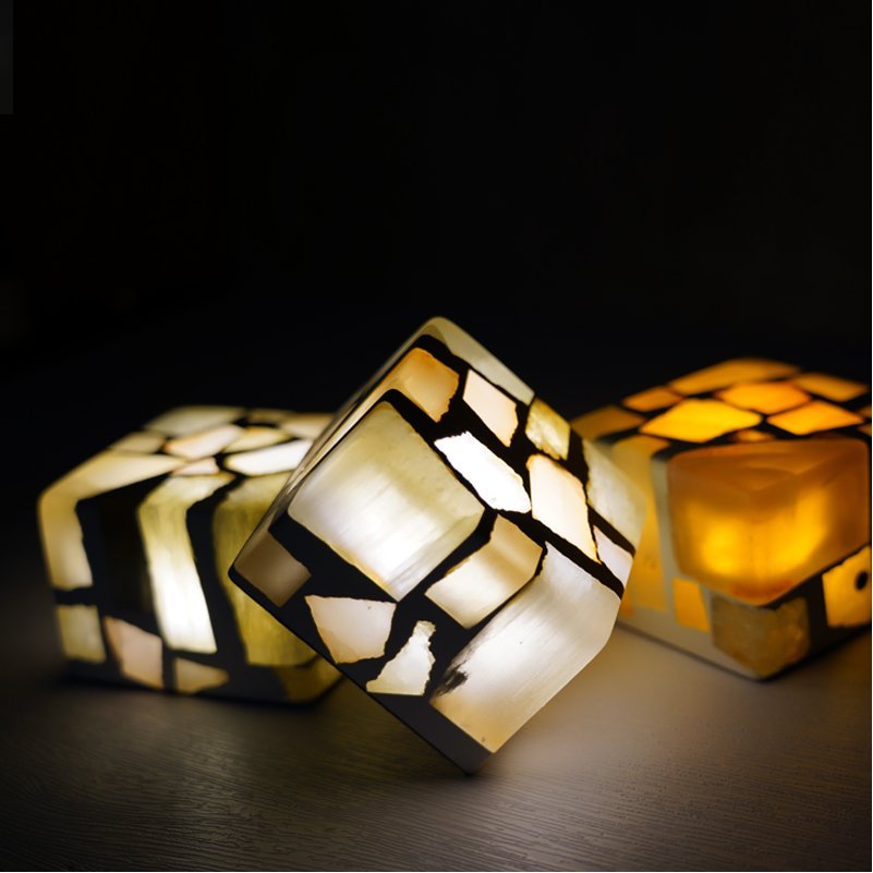 Terrazzo Cube Lamp