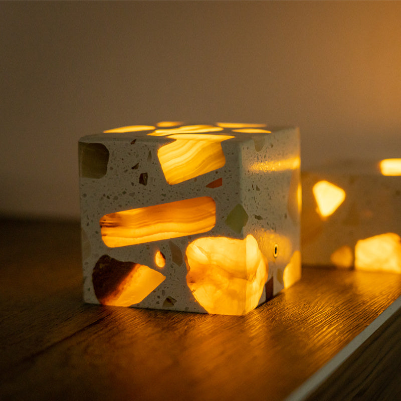 Terrazzo Cube Lamp